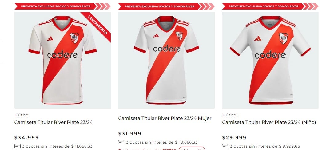 Salió la nueva camiseta de River precio y dónde conseguirla