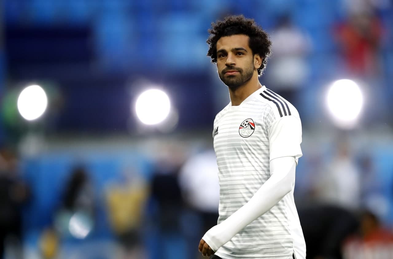 محمد صلاح لاعب منتخب مصر