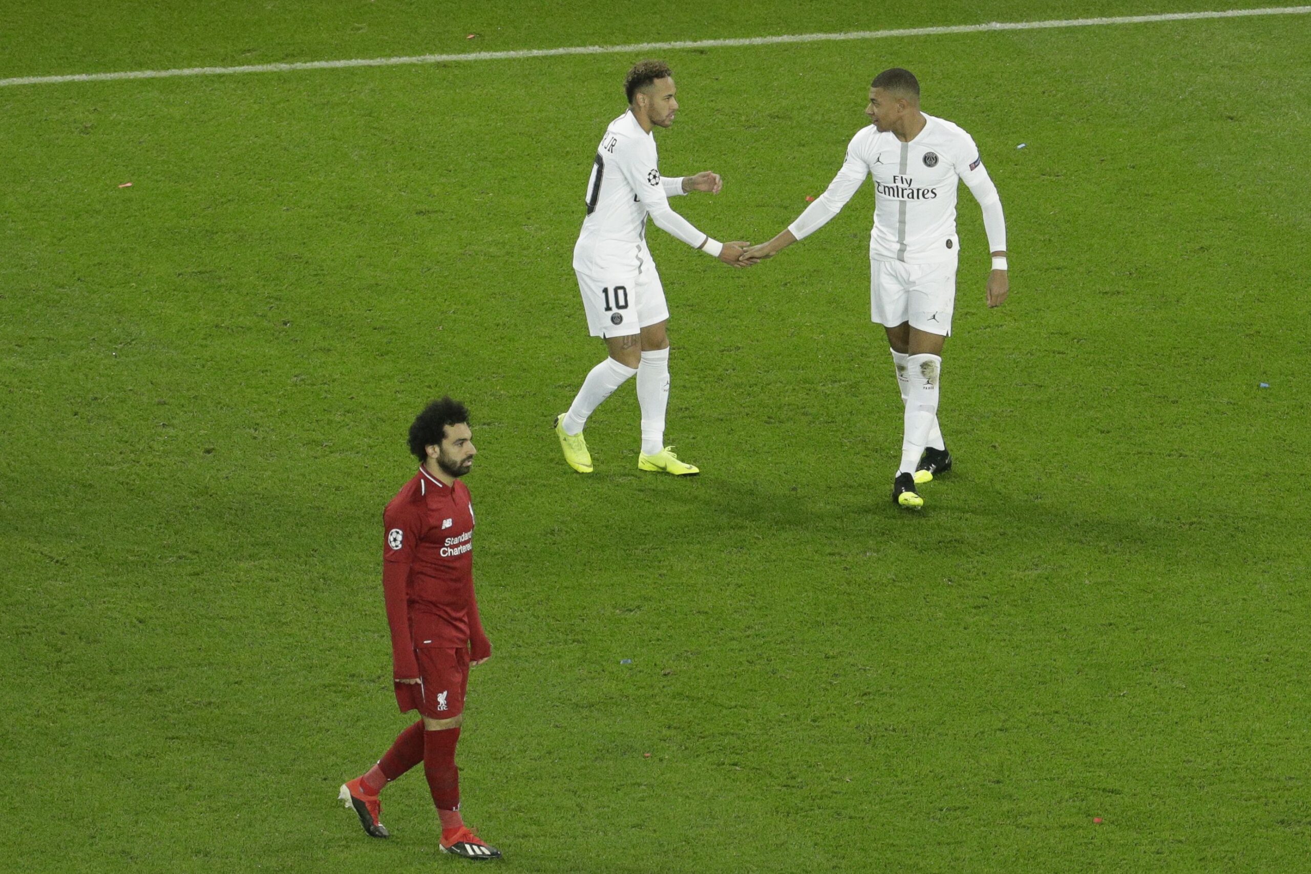 محمد صلاح وكيليان مبابي ونيمار