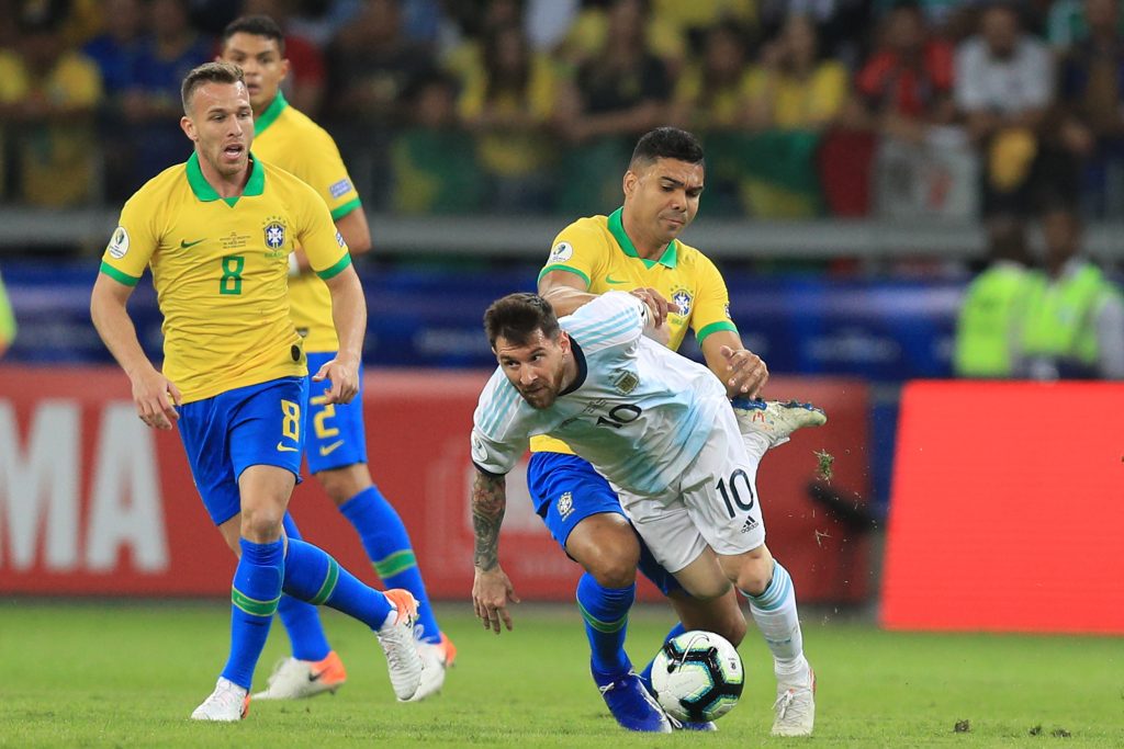 ميسي ضد البرازيل