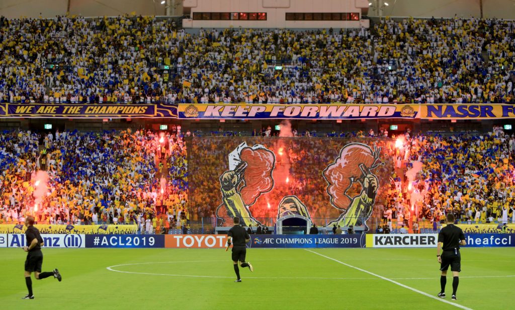 الحلم نيوز : 
			تيفو مرعب من جماهير النصر لمباراة الاستقلال (فيديو)		