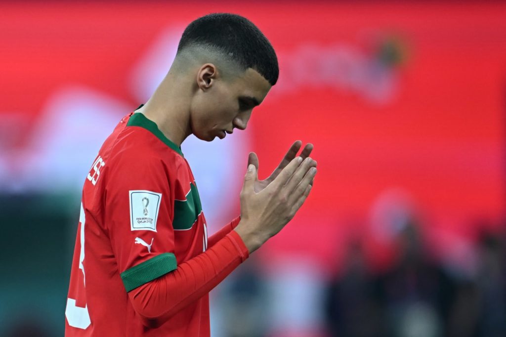 بلال الخنوس - منتخب المغرب - كأس العالم 2022