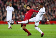 ديفيد ألابا - محمد صلاح - تاريخ مواجهات ريال مدريد ضد ليفربول (المصدر:Gettyimages)