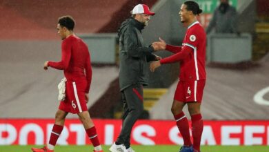 يورجن كلوب - فيرجيل فان دايك - ليفربول (المصدر:Gettyimages)