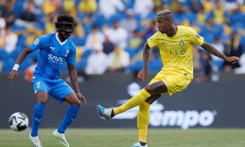 النصر ضد الهلال في ديربي الرياض