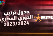 جدول ترتيب الدوري المصري 2023/2024