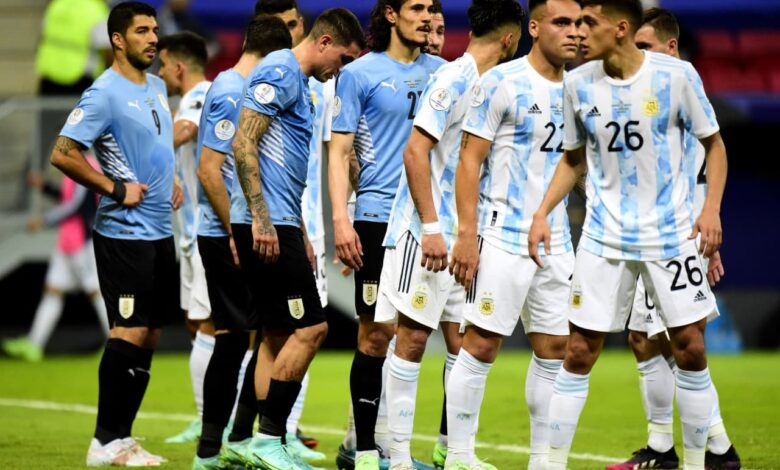 القنوات الناقلة لمباراة الأرجنتين ضد أوروجواي