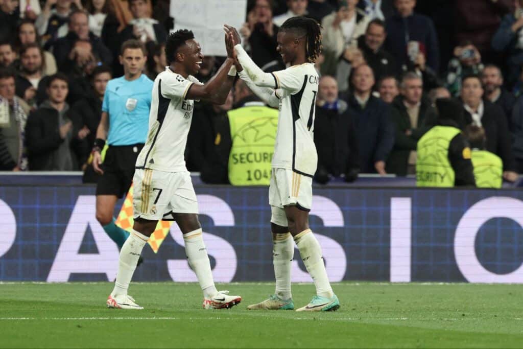 ادواردو كامافينجا - فينيسيوس جونيور - ريال مدريد (المصدر:Gettyimages)