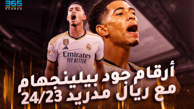 أرقام جود بيلينجهام مع ريال مدريد