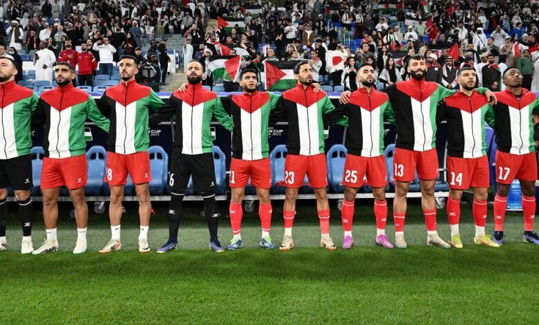 منتخب فلسطين (المصدر: photos.the-afc)