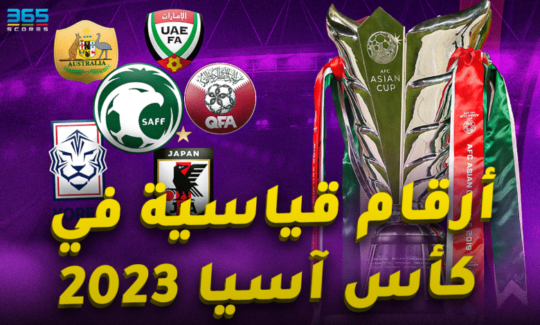 أرقام قياسية في كأس آسيا 2023