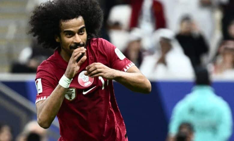 إلى ماذا يرمز احتفال أكرم عفيف بحرف الـ S بعد تسجيله في نهائي كأس آسيا 2023؟