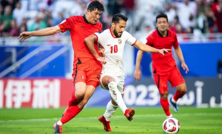 موسى التعمري- الأردن ضد كوريا الجنوبية - كأس آسيا 2023(المصدر:Gettyimages)