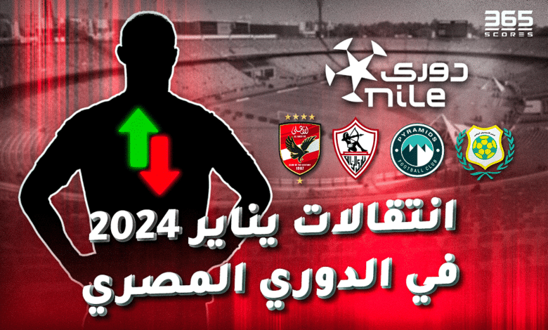 انتقالات يناير 2024 في الدوري المصري