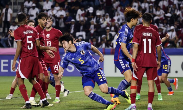 قطر ضد اليابان في كأس آسيا تحت 23 سنة