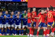 أهداف مباراة إيطاليا ضد إسبانيا