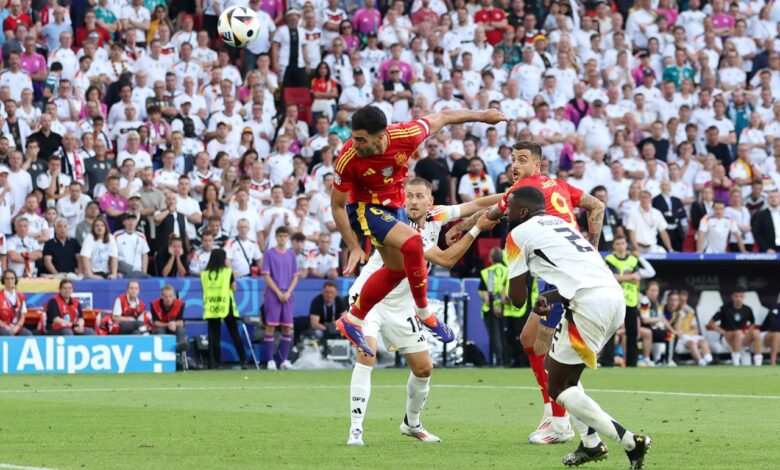 منتخب إسبانيا ضد ألمانيا - (المصدر:Gettyimages)