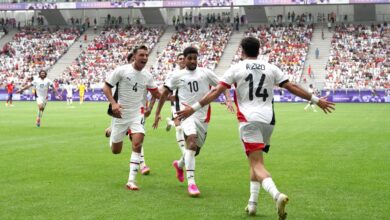 منتخب مصر الأولمبي - مصر ضد إسبانيا - إبراهيم عادل (المصدر:Gettyimages)