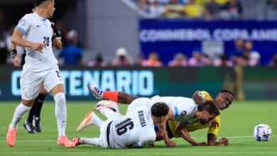 إصابة رودريجو بيتانكور - أوروجواي ضد كولومبيا - كوبا أمريكا 2024