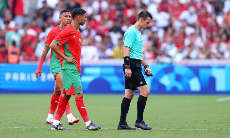 أشرف حكيمي - منتخب المغرب الأولمبي