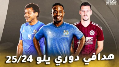 جدول ترتيب هدافي دوري يلو 2024/2025