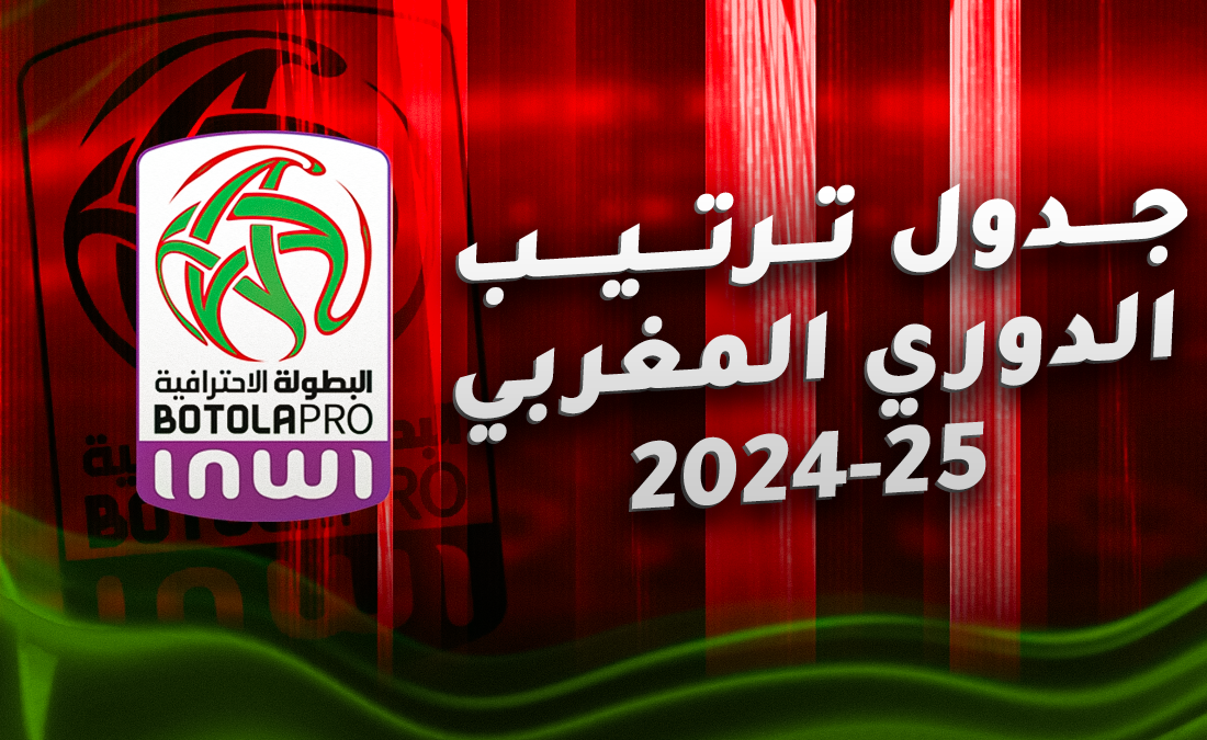 الصالح سبورت : 
			جدول ترتيب الدوري المغربي 2024/2025 بعد الجولة 11		