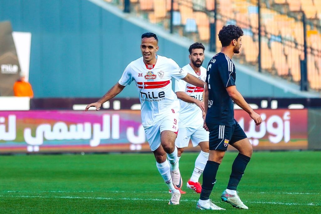 ناصر منسي مهاجم الزمالك - تصوير: مصطفى الشحات