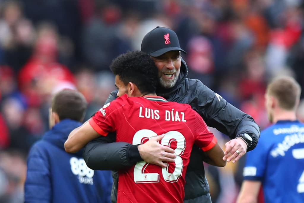 Luis Díaz se queda sin Jurgen Klopp, su entrenador.