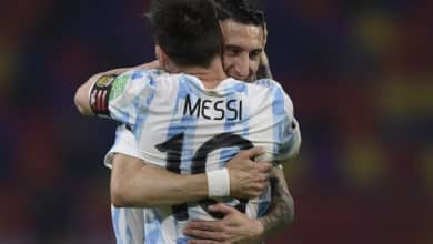 Ángel Di María con Messi