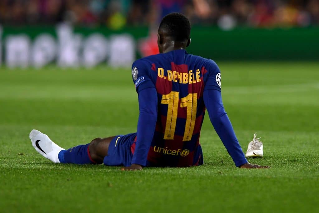 Dembélé en tiempos complicados en Barcelona