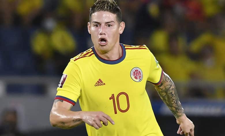 James Rodríguez con la Selección Colombia