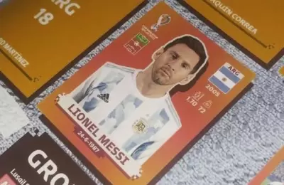 La figurita Panini de Messi