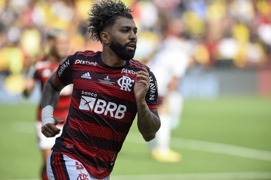 Gabriel Barbosa volvió a marcar en una final de Copa Libertadores para Flamengo.