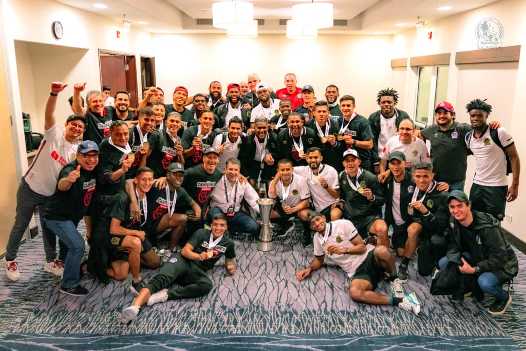 CD Olimpia, campeones de la CONCACAF League, Fotografía: CD Olimpia Oficial.