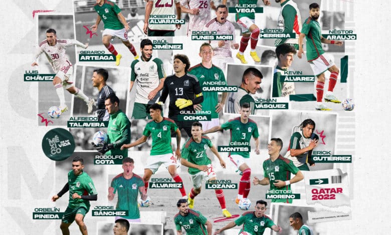 La lista oficial de México