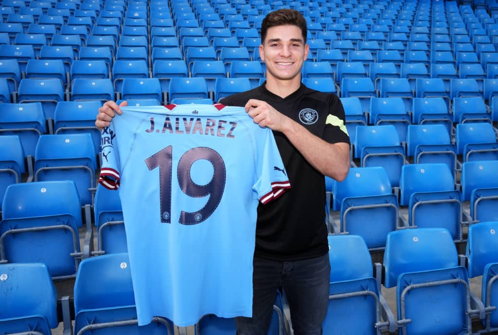 Julián Álvarez fue una de las últimas inversiones del Manchester City.