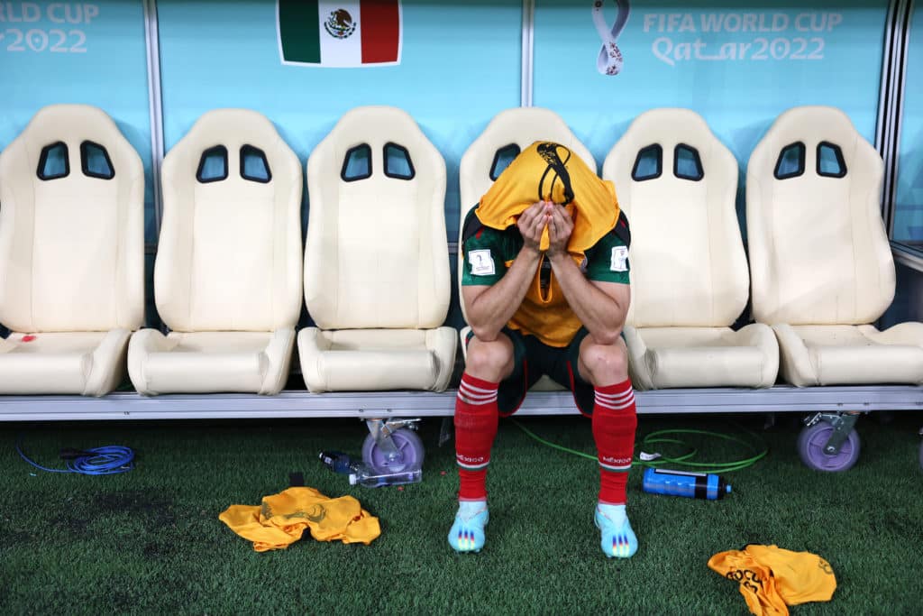 El reflejo de México, uno de los equipos de Concacaf de los que se esperaba más. Fotografía: Getty Images.