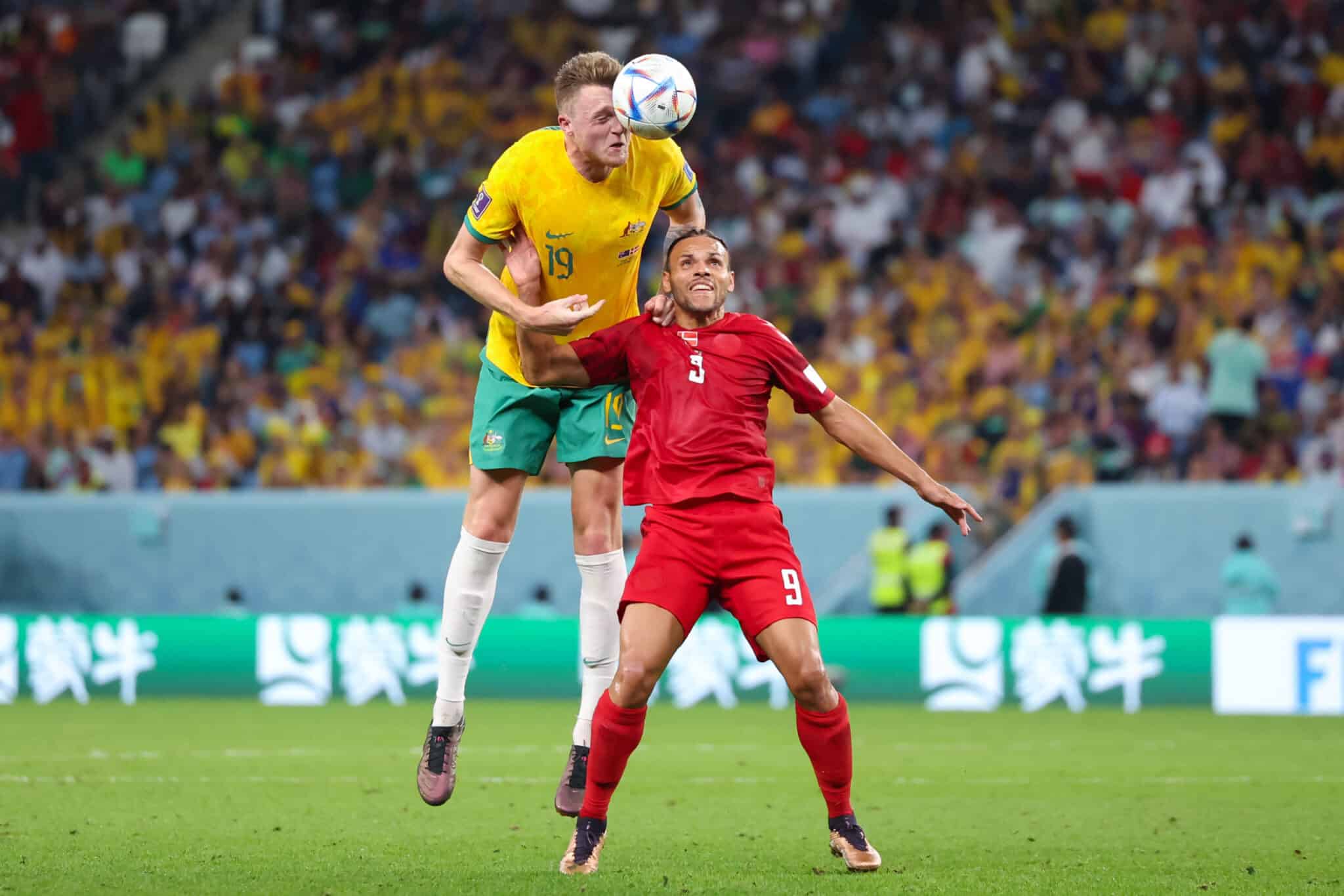 Harry Souttar, uno de las piezas claves para el Argentina vs Australia.