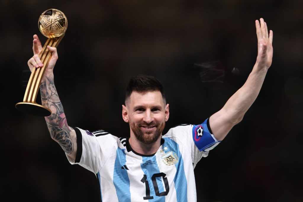 Lionel Messi fue escogido como el Mejor Jugador de Qatar 2022.