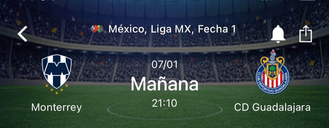 Monterrey vs Guadalajara, uno de los juegos destacados de la jornada 1 Liga Mx