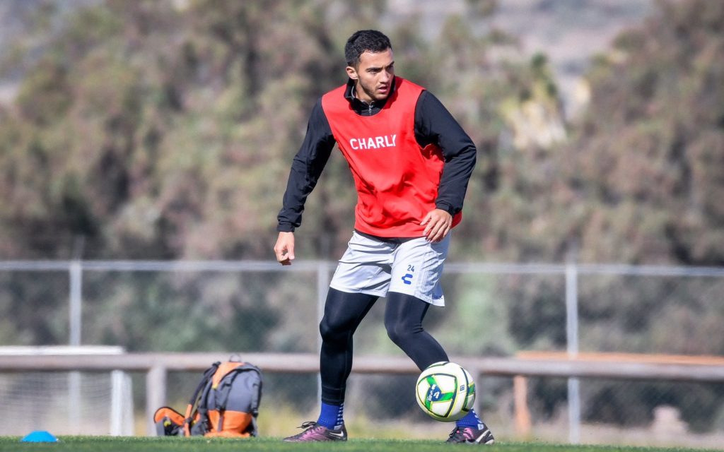 Luis Chávez entrenando con Pachuca, Fotografía: Tuzos Pachuca Oficial