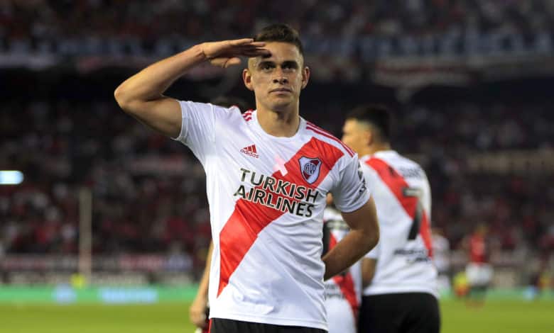 Rafael Santos Borré en River Plate