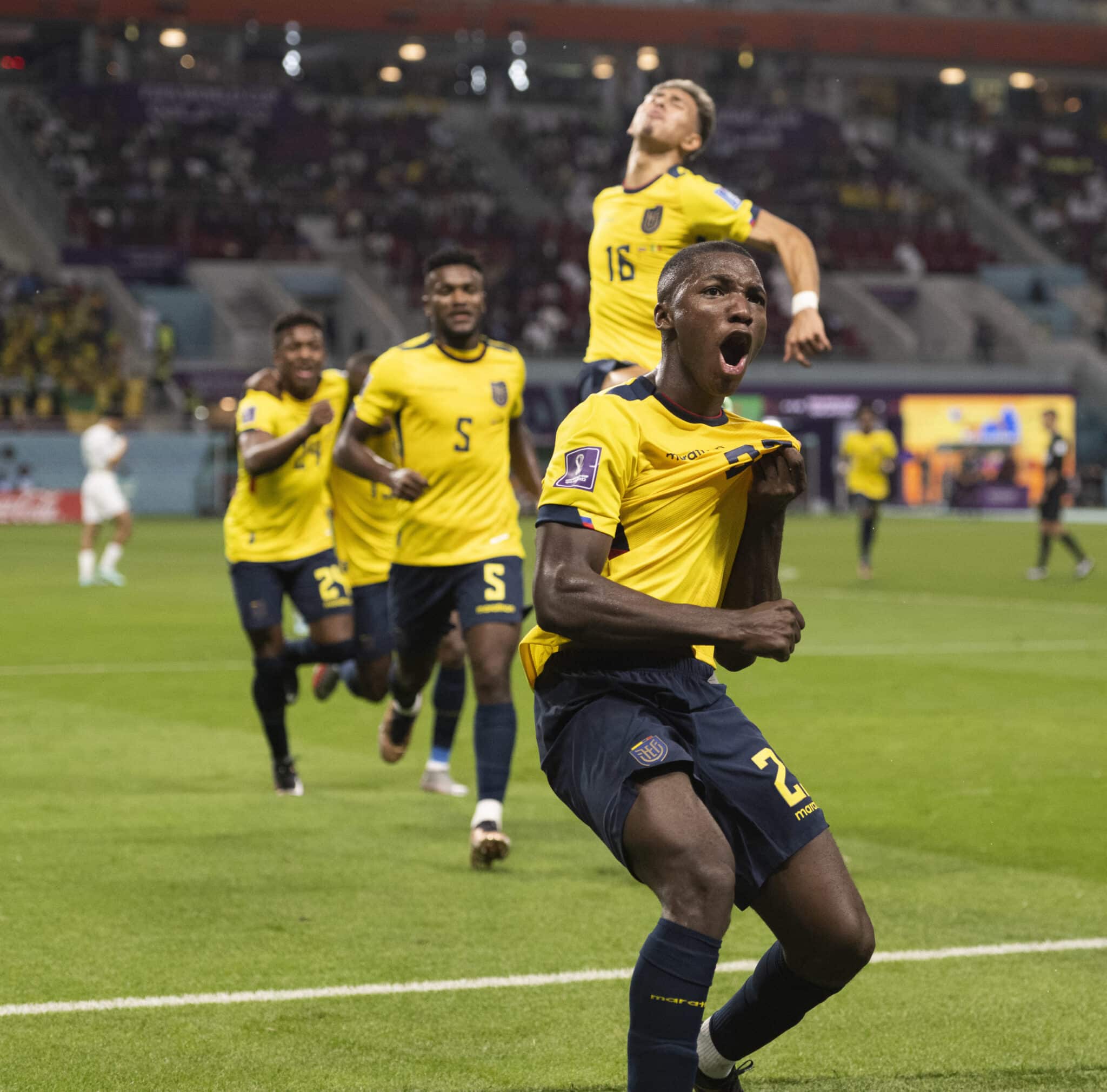 Moisés Caicedo fue una de las figuras de Ecuador en el Mundial de Qatar 2022.