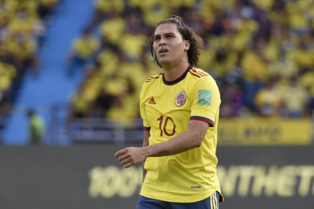 Juan Fernando Quintero con la Selección Colombia, jugará en América de Cali