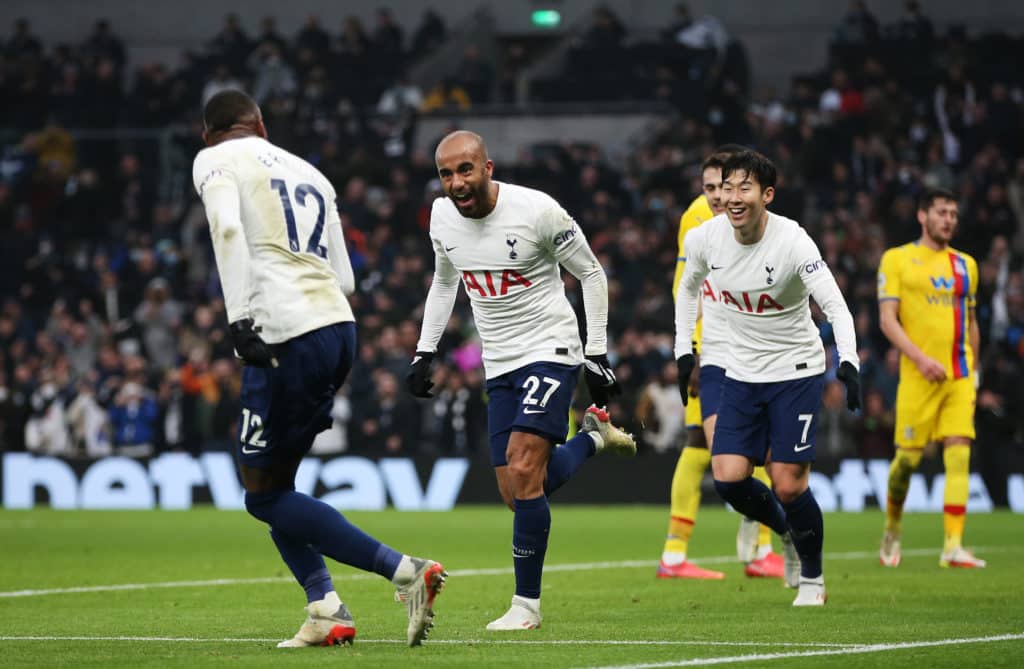 Lucas Moura perdió todo el protagonismo en el ataque del Tottenham.