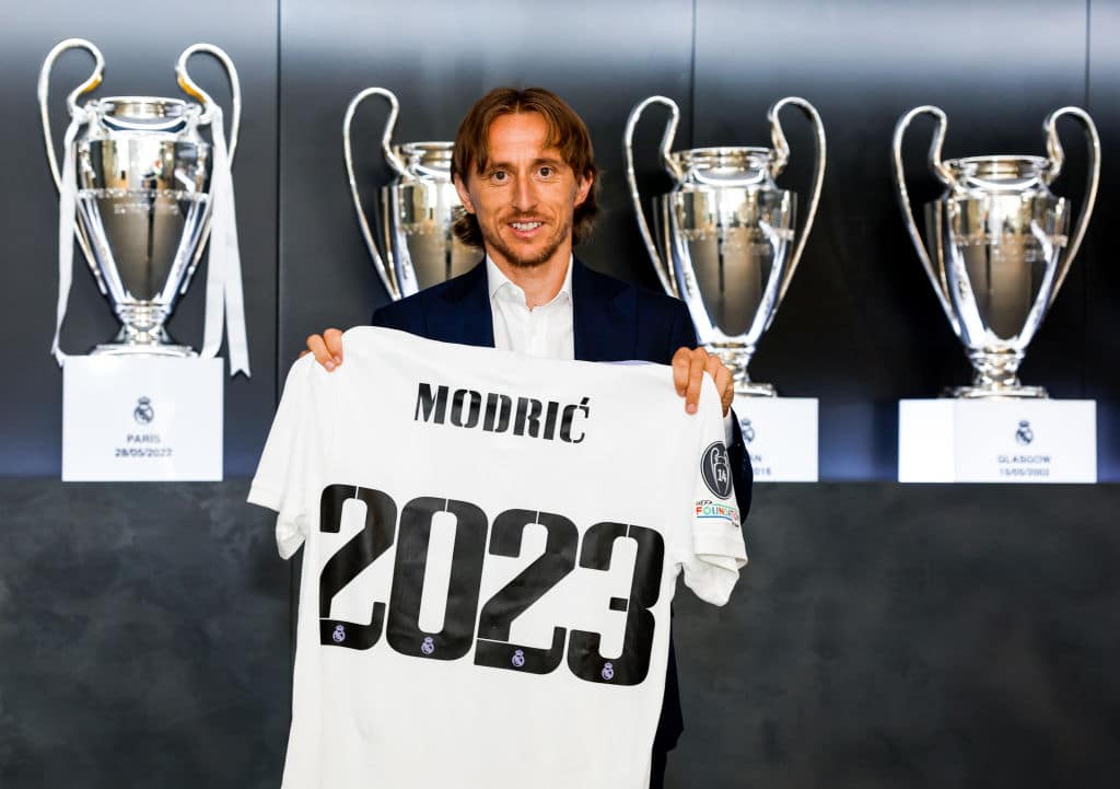 Modric con las Copas