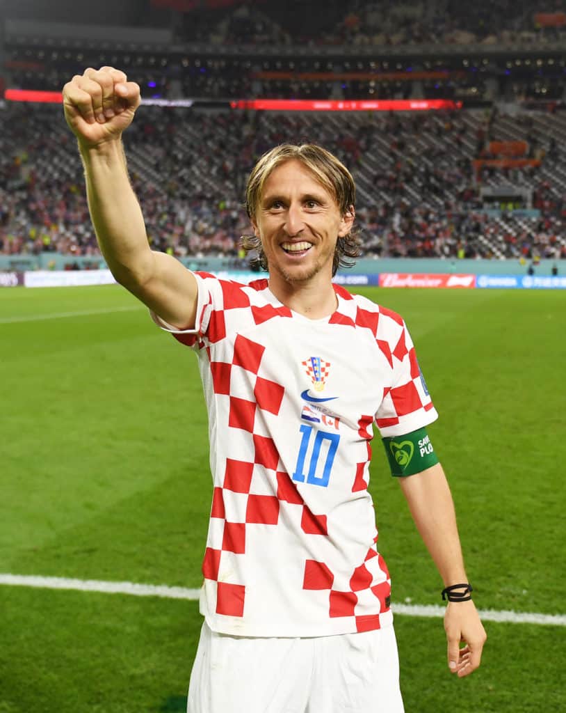 Croacia vs Italia: Luka Modric podria jugar su último partido con su selección(Photo by David Ramos - FIFA/FIFA via Getty Images)
