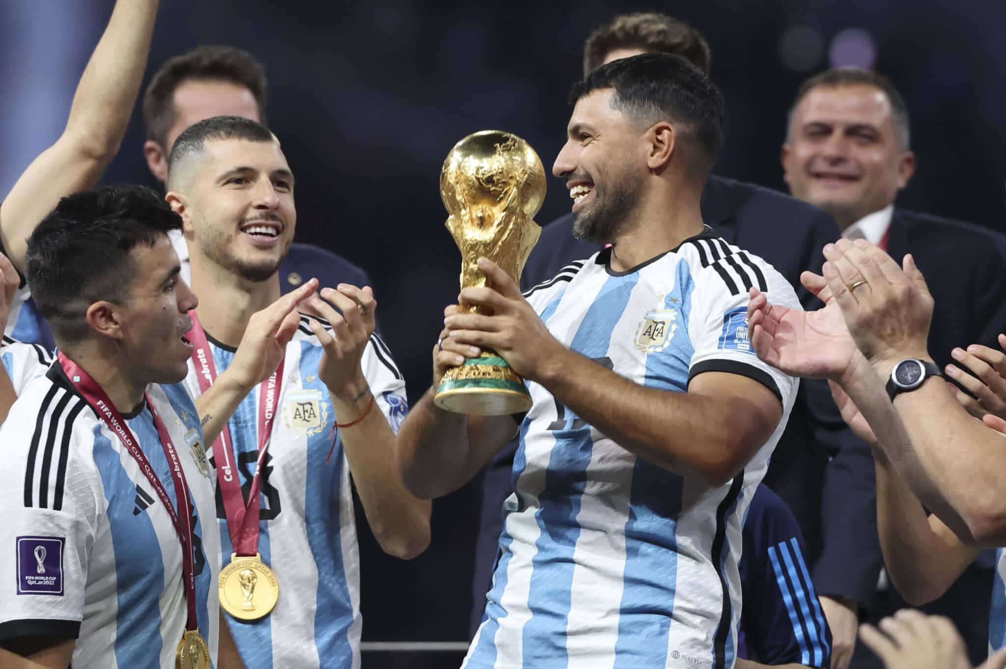 Sergio Agüero fue pieza fundamental, fuera de la cancha, para la obtención de la Copa del mundo por parte de Argentina.