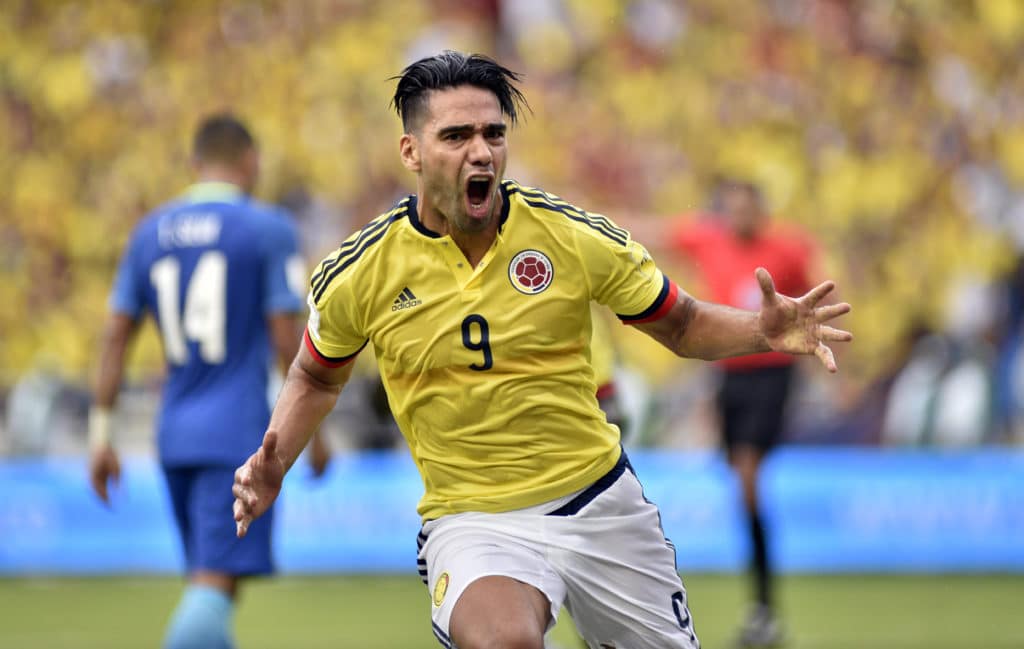 ¿Falcao a Cruz Azul? aquí el delantero celebrando un gol con su seleeción