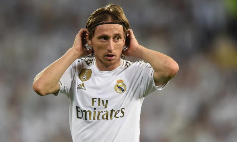 Luka Modric es uno de los capitanes del conjunto blanco